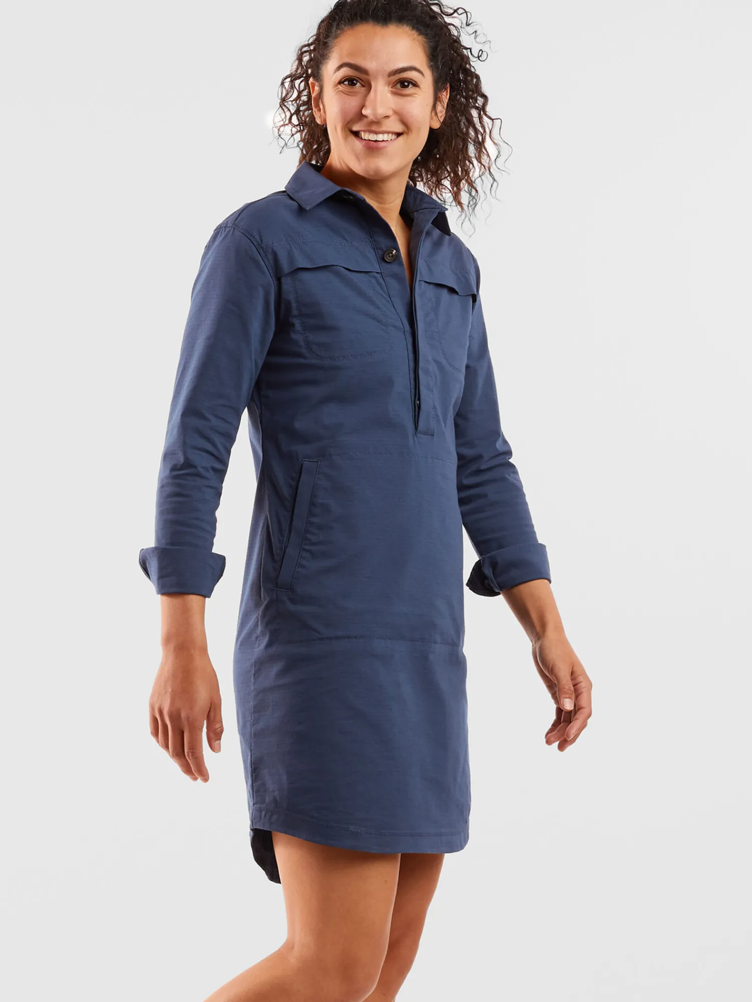 Women Title Nine Dresses>Wren Utility Shirt Dress - Solid